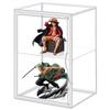 Topfinel Figure Case with Shelf and Acrylic Collectible Easy Magnetic Back Plastic Model 29 X 25 X 39cm Dividers, 1-Piece Set, Case, Dustproof,
