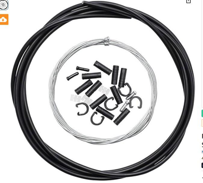 Sada brzdových a radiacich laniek pre horský bicykel