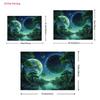 2D Magical Jungle Outer Space Starry Backdrop Sci-fi Party Decor Background Cloth