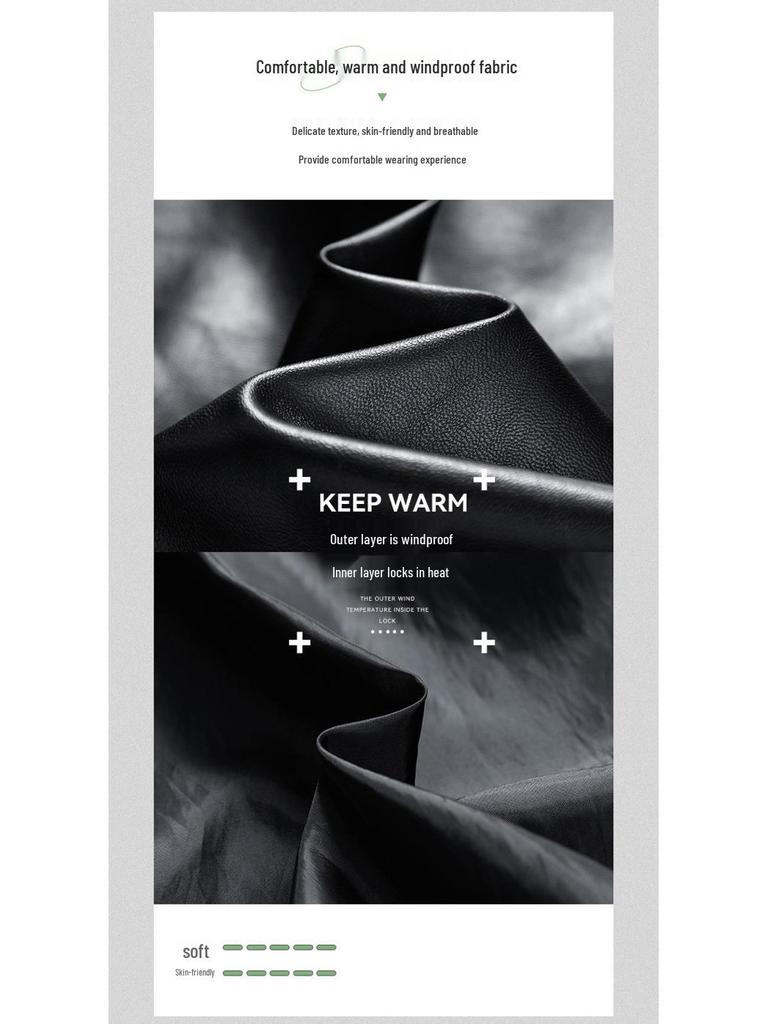 Herren Trendy PU-Leder Motorradjacke - Vielseitiges Frühjahrs- & Herbst-Oberteil