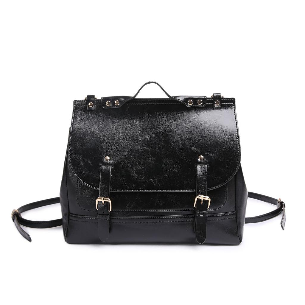 Double Shoulder Crossbody Bag High School Backpack