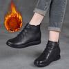 Women's lightweight comfortable thick sole coldproof warm padded snow boots non-slip wear outdoor leisure sports short Martin cotton boots