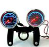 Honda Monkey/Gorilla Electric Tachometer and Mechanical Speedometer Set, 12V, 60mm, with Brackets, Universal Honda Motorcycle Parts, Aftermarket