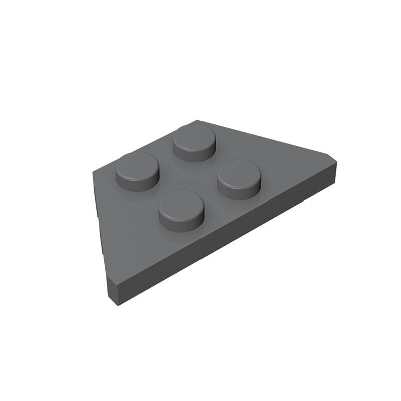20pcs MOC Parts 51739 Wedge Plate 2x4 mattoni compatibili DIY Assmble Building Blocks particelle Kid Puzzle cervello giocattolo
