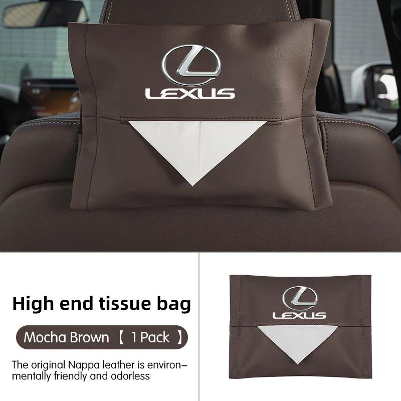 2026 Hot Interior Stickers Car Tissue Box Organizer Tissue Bag For Lexus GX470 CT200H IS300H IS200 IS250 RX350 RX GX460 NX200 NX WA1