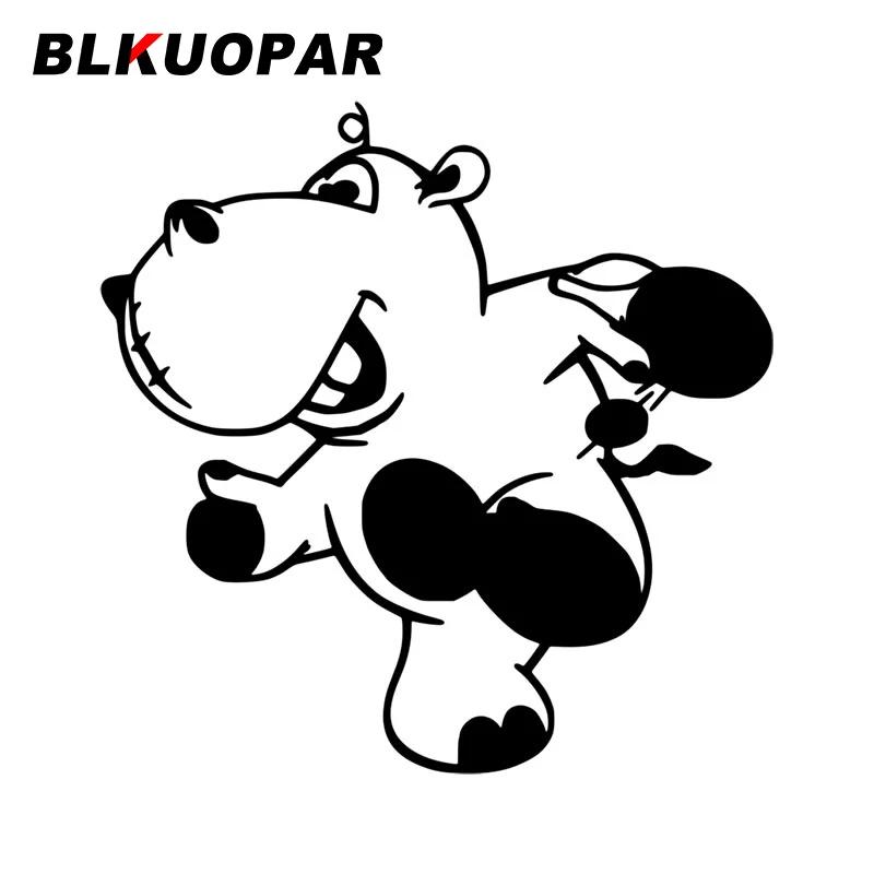 BLKUOPAR Hippo Car Sticker Original Fashionable Decal Scratch-proof Sunscreen Waterproof Funny Refrigerator Motorcycle Car Lable