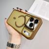 Applicable To IPhone17PROMAX Skin-soft Magnetic Suction Phone Case Apple 16 Lens Holder with Lens Film 15