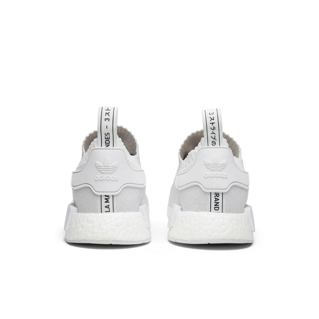 adidas NMD_R1 Primeknit 'Monochrom' (Unisex) Weiße / Weiße Freizeitschuhe BA8630