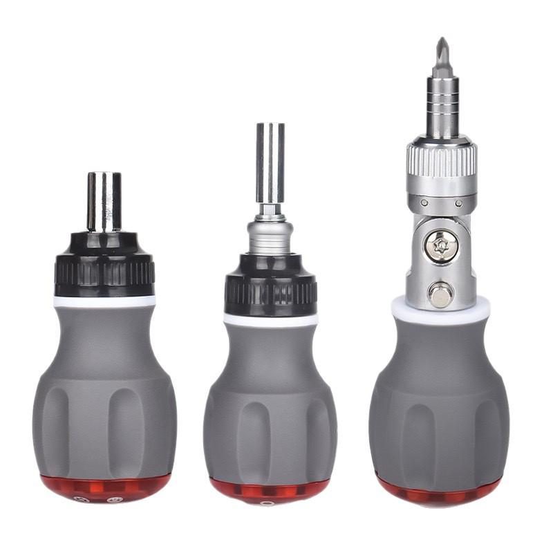 8-in-1 Multi-Gear Angle Wrench & Bendable Screwdriver Set