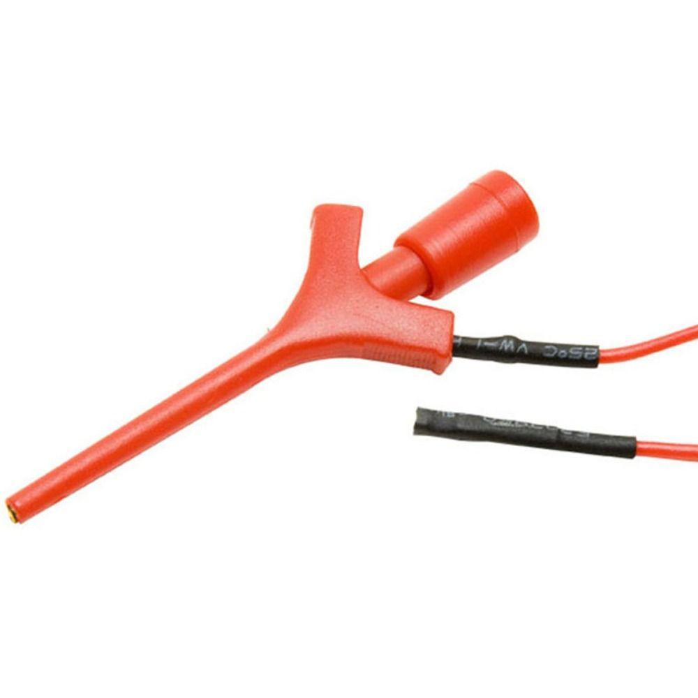 Mini Size IC Hook Test Clip Black Red Test Probe Dupont Line Test Clip Electronics Testing