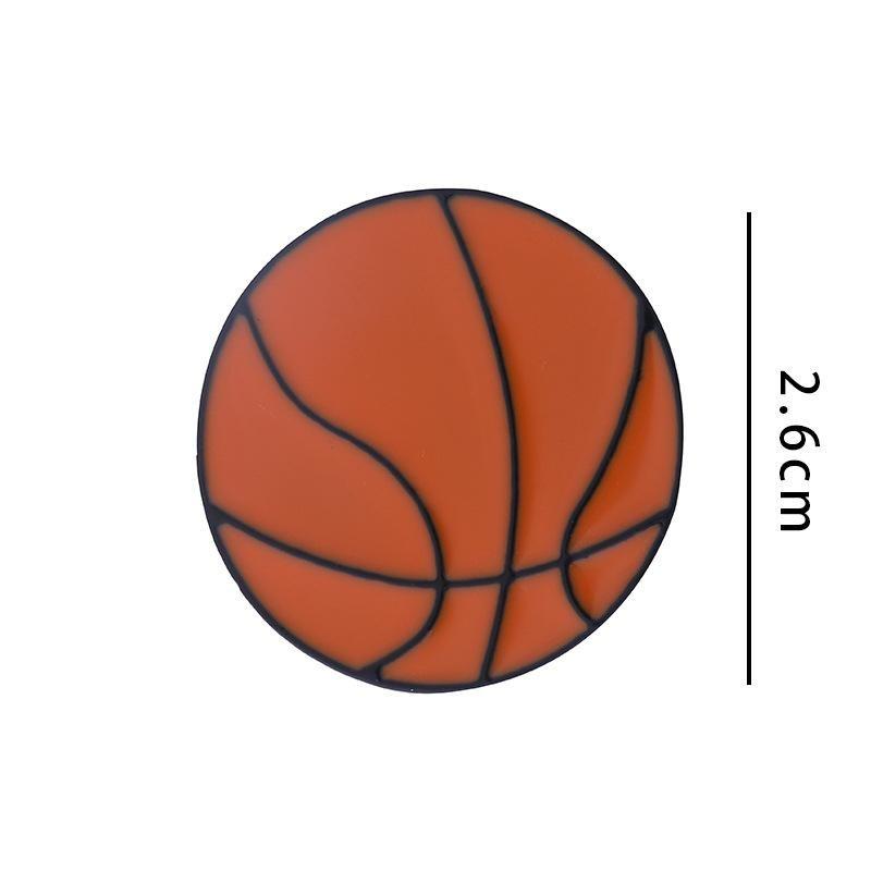 1Pc Cartoon Basketball Football Badminton Metal Badge Student Backpack Hat Denim Coat DIY Deco Lapel Pins Boy Couple Brooch