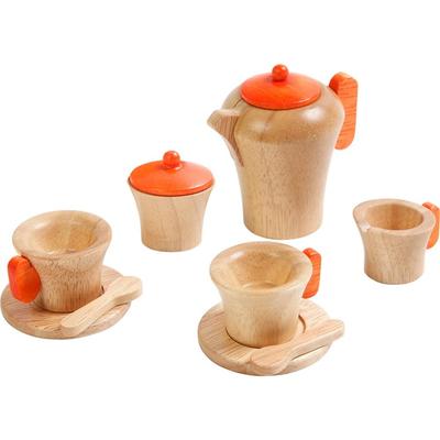 Edute Limited Guidebook Wooden Educational Pretend Pretend Pretend VOILA Tea Birthday 3 Years 4 Years Edute Included, Toy, Toy, Play, Set, Cup,