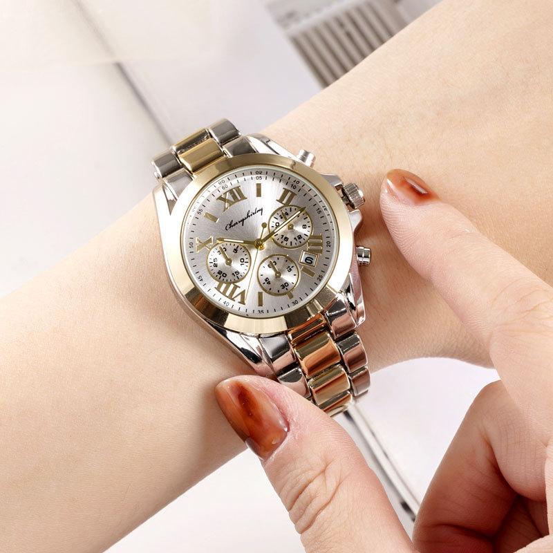 Hei Moteklokke Luksus Dame Kvartsklokke Vanntett Dameklokke Dame Armbåndsur