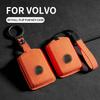 In-stock  Full-cover Suede Car Key Fob Case, Suitable for Volvo S60, S90, XC40, XC60, XC90 High Quality Keychain Accessory