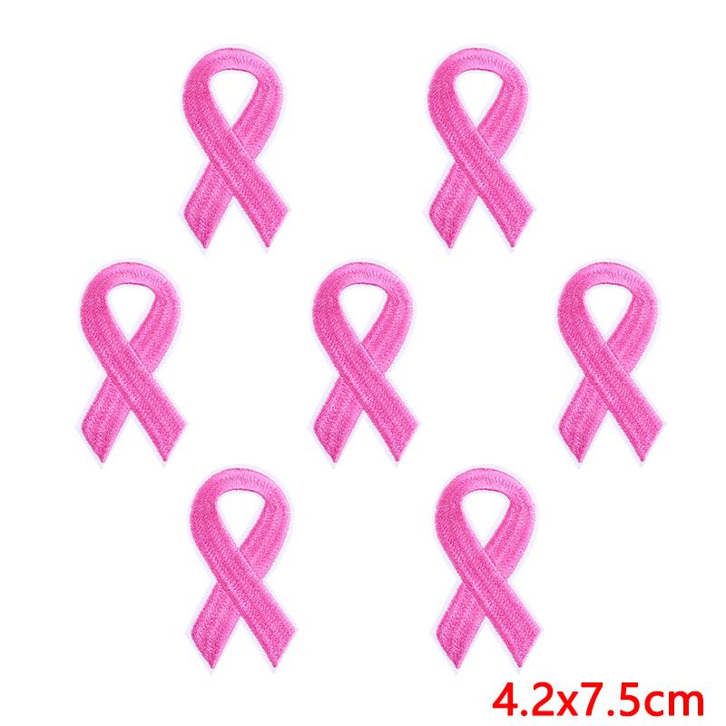 10PCS Wholesale Pink Bow Crown Lips Embroidery Patches For Clothing DIY Thermoadhesive Patches On Clothes Iron On Patch Backpack