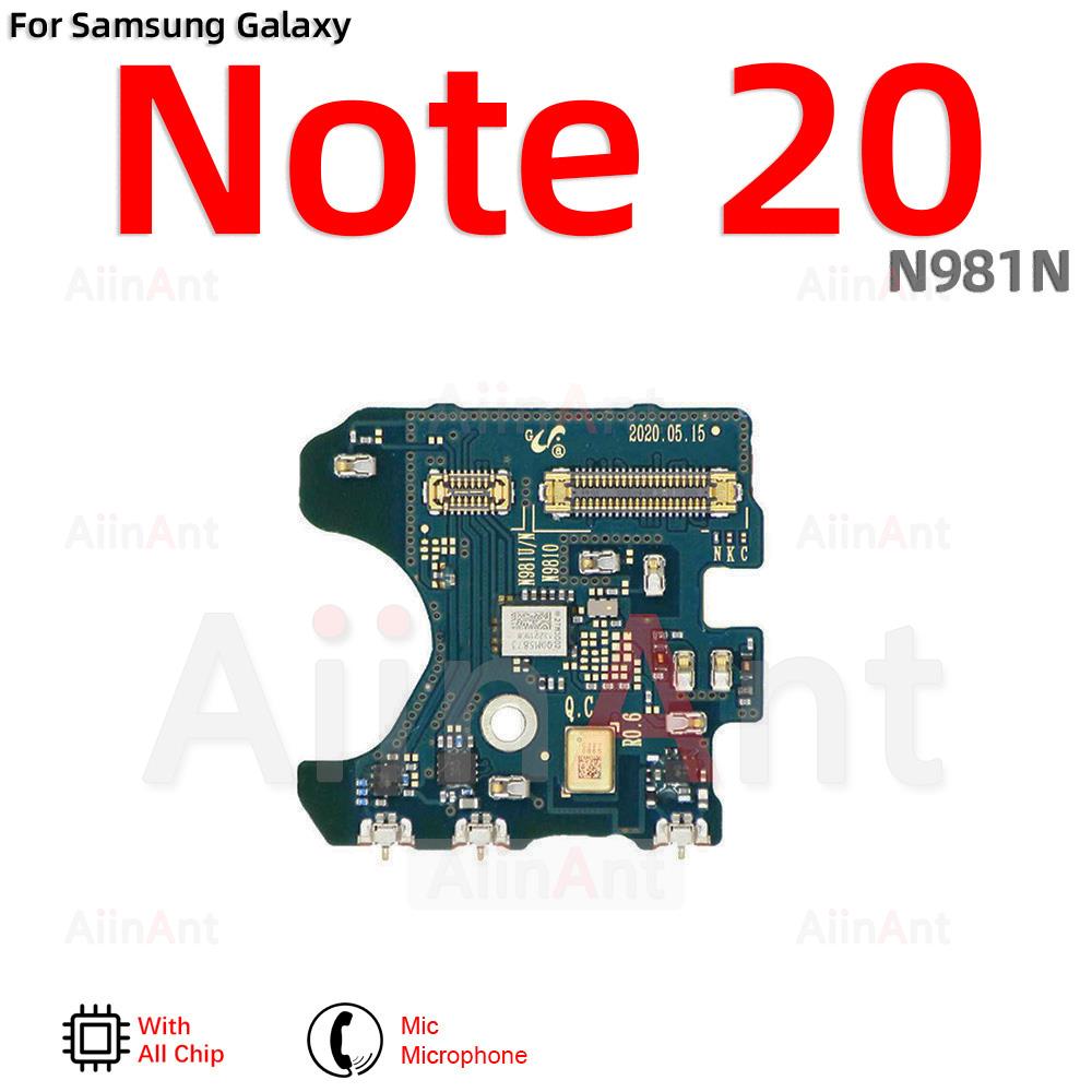 Aiinant USB Port Charger Board Dock Charging Flex Cable For Samsung Galaxy Note 10 20 Ultra Plus Lite N986B N981B N976F N975F