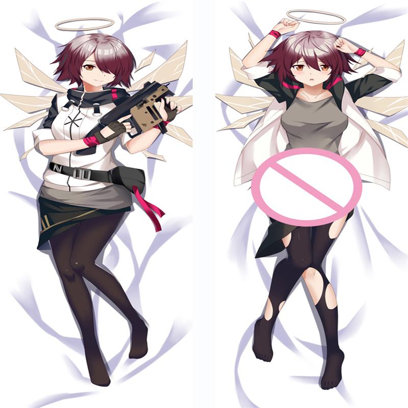 

60x180 см игра Arknights Dakimakura наволочка Amiya Exusiai аниме обнимающая подушка для тела настроить мультфильм отаку постельные принадлежности подушки 34x100cm Peachskin белый
