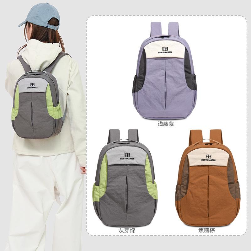 Schoolbag1011 new outdoor backpack women's light travel backpack student spring outing commuter small backpack body leisure mountaineering bag