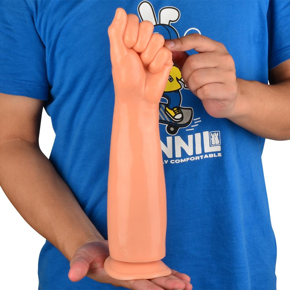 Symulator stosunku płciowego z grubą pięścią dildo Masturbacja Korek analny Sztuczny penis Przyssawka Sztuczne dildo Produkty seksualne dla dorosłych