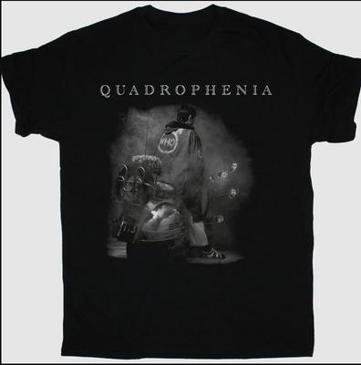The Who Quadrophenia 1973 Vintage Unisex Μαύρο T-shirt, μέγεθος S-4XL