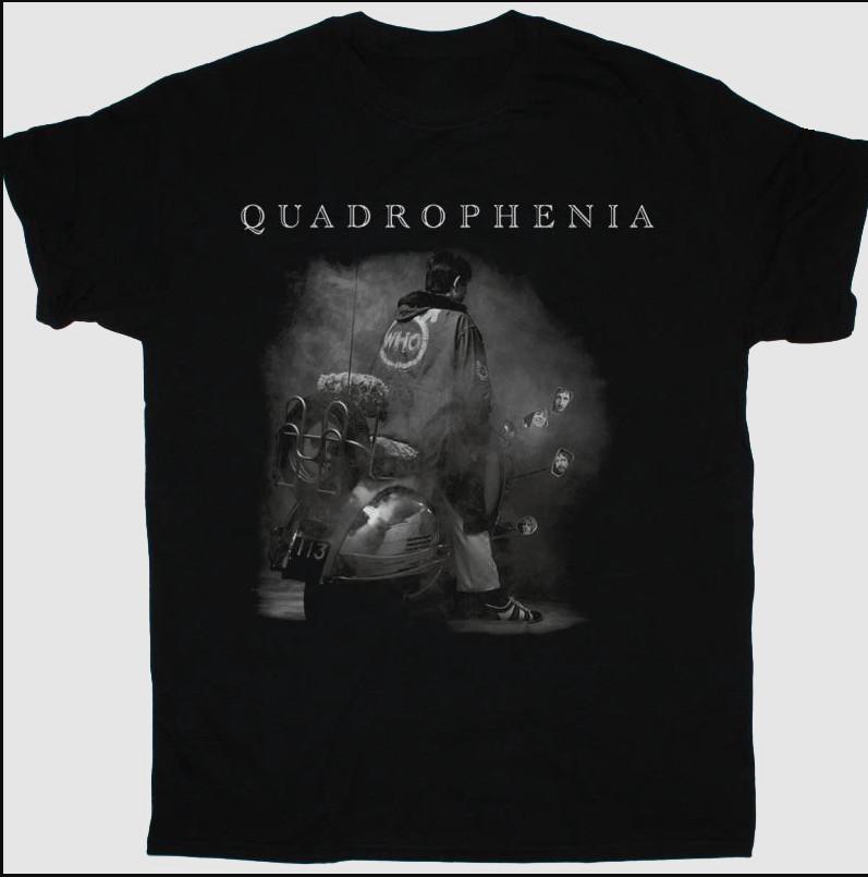 

The Who Quadrophenia 1973 Vintage Unisex Black T-shirt, size S-4XL M