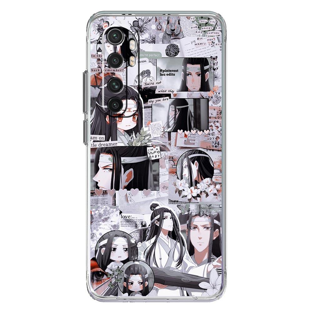 MDZS Anime Mo Dao Zu Shi Phone Case For Xiaomi Mi 12T 10 12 Lite 11 Ultra 11X 11T Pro 11i Poco X4 X3 NFC F3 M3 M4 5G Clear Cover