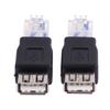 1Pc Ethernet Rj45 Male To Usb Female Connector Converter Adapter