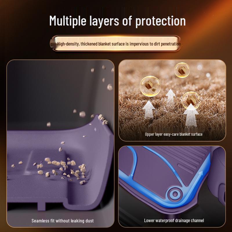 TPE2026 Floor Mats for Leapmotor Lafa5: Automotive Interior Carpet Accessories