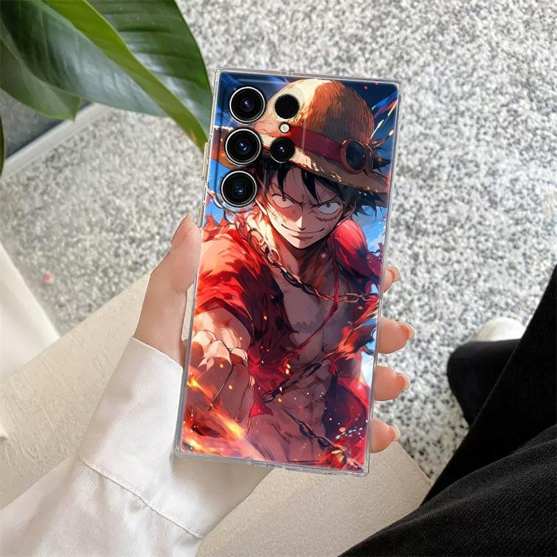 Ones Anime -Piece Roronoa Zoro S26 Ultra Case For Samsung Galaxy S25 S26 S24 S23 Ultra S22 S20 Plus S21 FE A57 Clear Phone Cover