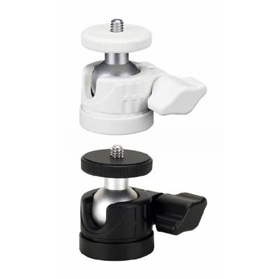 Mini rotule professionnelle pour trépied, Rotation à 360°, Trou de vis 1/4", Amorti antidérapant, Pour appareils photo reflex,
