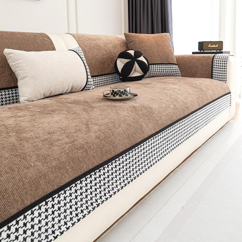 

Премиальная подушка для дивана Chenier универсальная для всех сезонов 2025 новый чехол для дивана прямой ряд фиксированная нескользящая подушка для сиденья 90*210cm