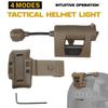 Tactical Helmet Light 1 Modes MPLS CHARGE LED Hunting Helmet Flashlight Outdoor Headlamp for Hunting Camping