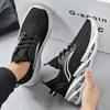 2024 Summer New Fly-woven Sports Shoes Men's Fashion Empty Mesh Breathable Sports Shoes Men's Durable Running Shoes