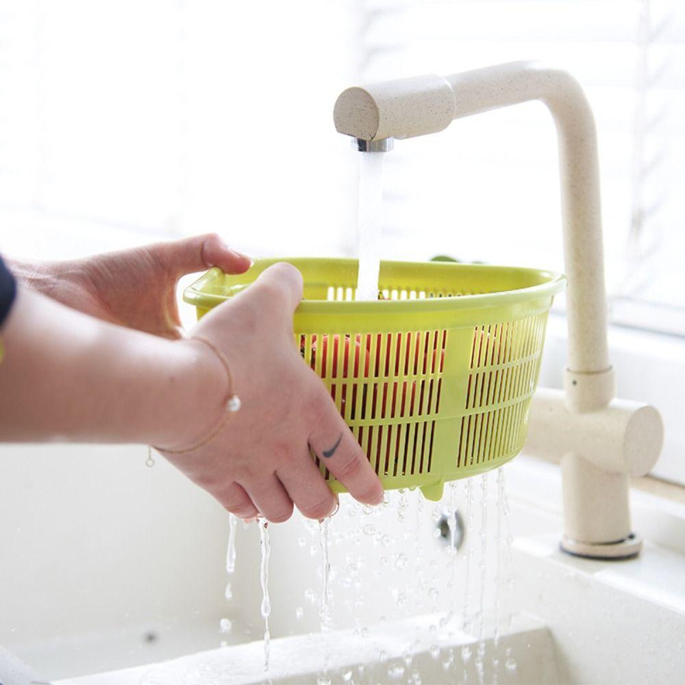 Kitchen Household Drain Strainer Basket Durable Vegetable Drain Basket Water Fruit Basket