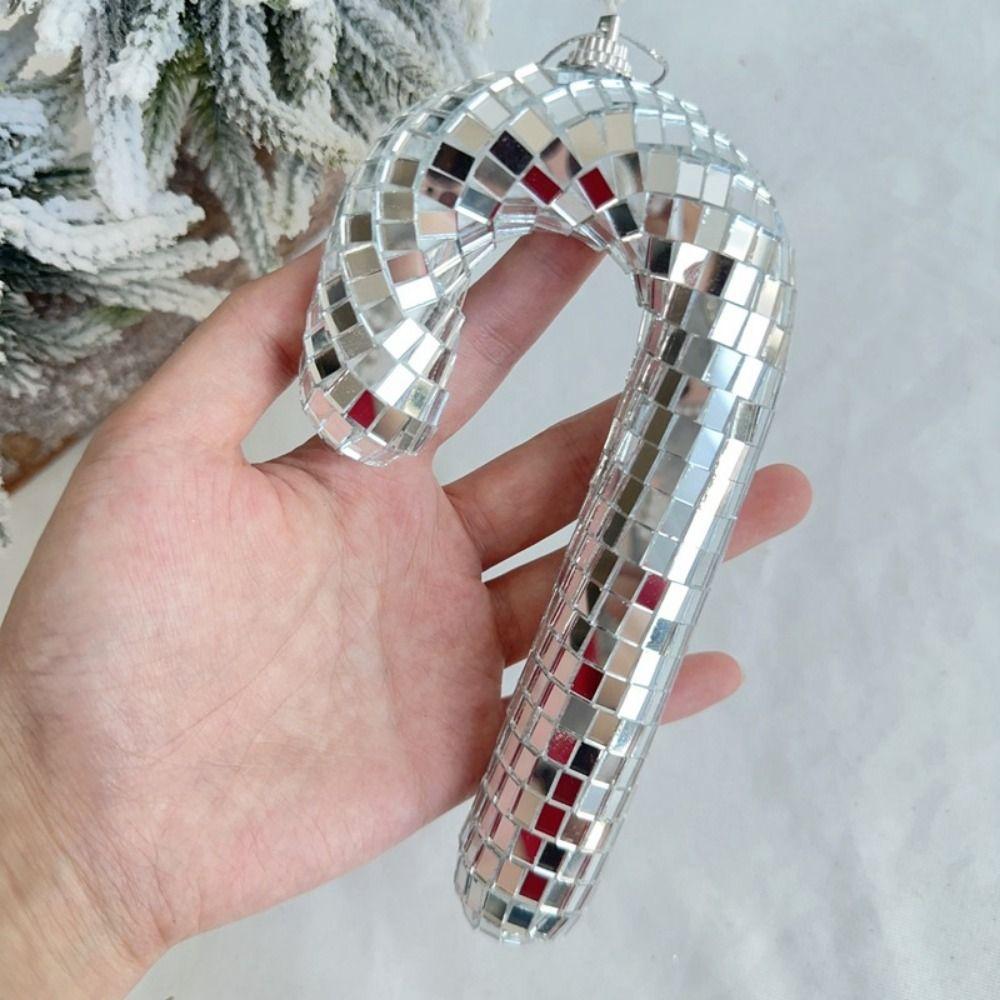 Creative Disco Crutch Ornaments Mini Christmas Hanging Ornament  Hanging Ornaments