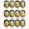 Gold-Inlaid Hetian Jade Zodiac Pendant Necklaces - Unisex Gifts for Zodiac Year
