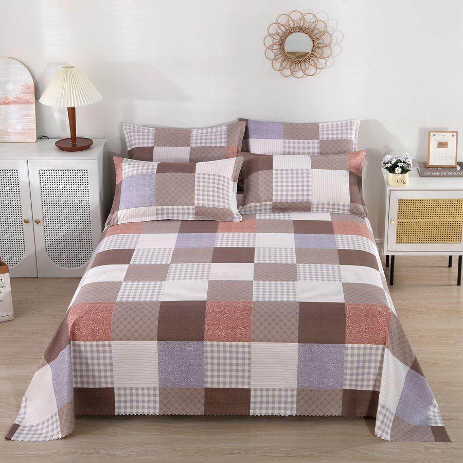 Simple Bed Sheet Double Single Skin-friendly Four Seasons Universal Dormitory Comfortable Skin-friendly Bed Sheet