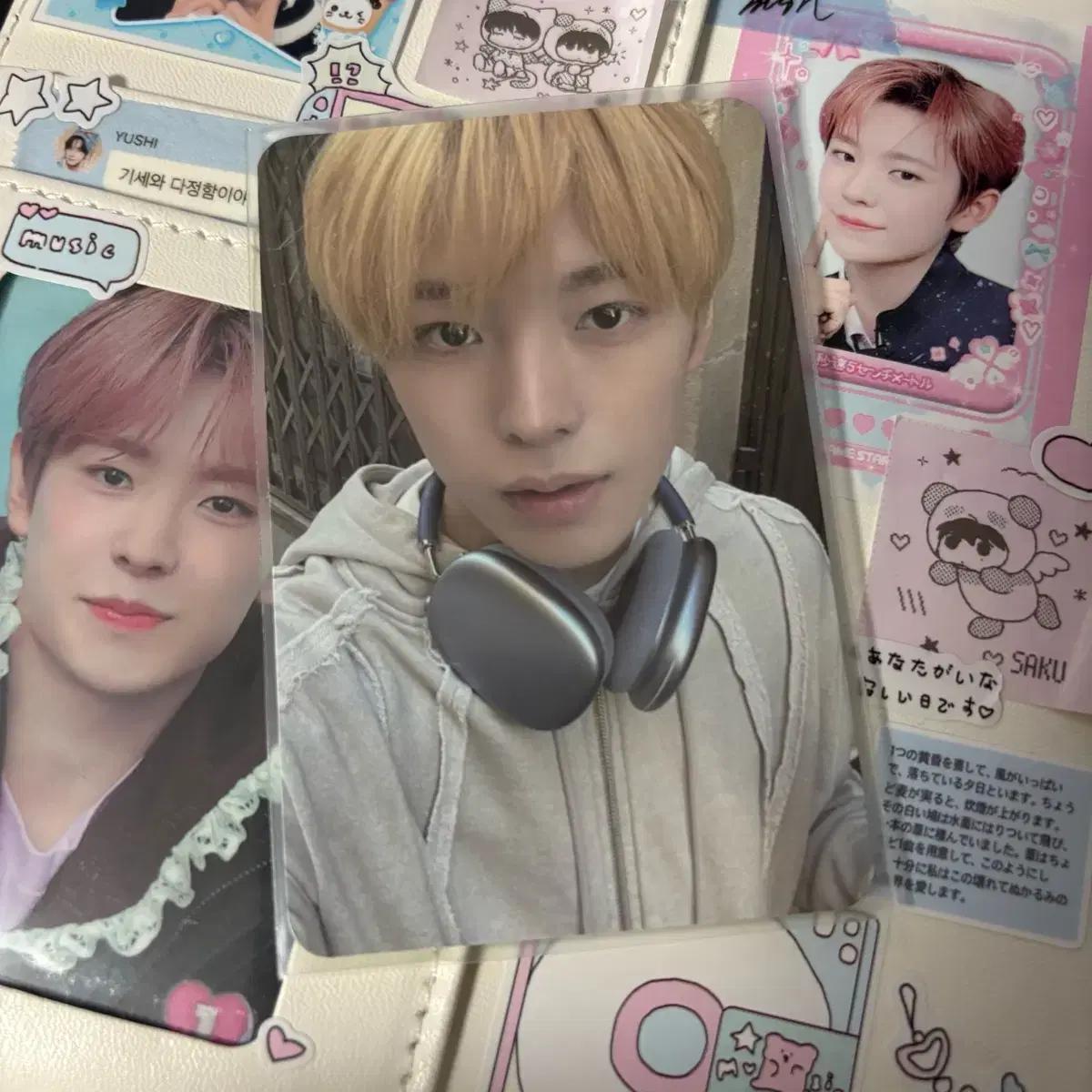 

Ncitywish Yuushi Photocard Headset Blonde Ilnam Photocard Wish