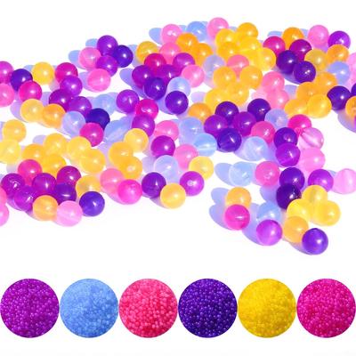 UV Sun Color Acrylic Beads 8mm Round Ball Spacers for DIY Jewelry 100 Pcs Per Bag