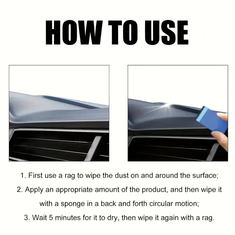 Car Multi-functional Interior Repair Paste: Solves Scratches On Vehicle Black Plastic Parts,provides a Seat Refurbishing Kit