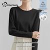 Women's Pure Cotton Long-Sleeve Basic T-Shirt