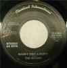 7inch Record ROVERS  Wasnt That A Party  Matchstalk Me 1951007 Cleveland Inter 1980 US Pop Used