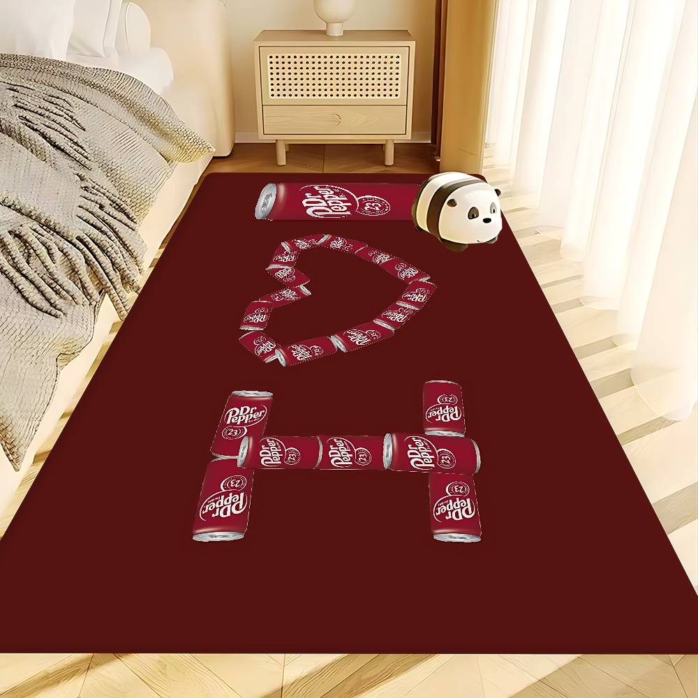 D-Dr Peppers Logo Floor Mat Rectangle Anti-slip Home Soft Badmat Front Door Indoor Outdoor Mat Welcome Doormat