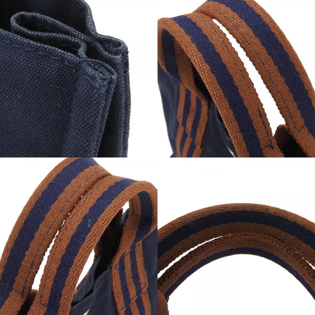 Used HERMES Tote Bag Fool ToePM canvas Navy Navy casual