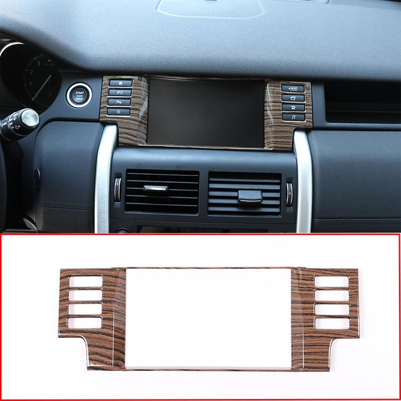 Per Land Rover Discovery Sport 2015-2018 Stile Legno Sabbia ABS Plastica Kit Finiture Interne Auto Accessori
