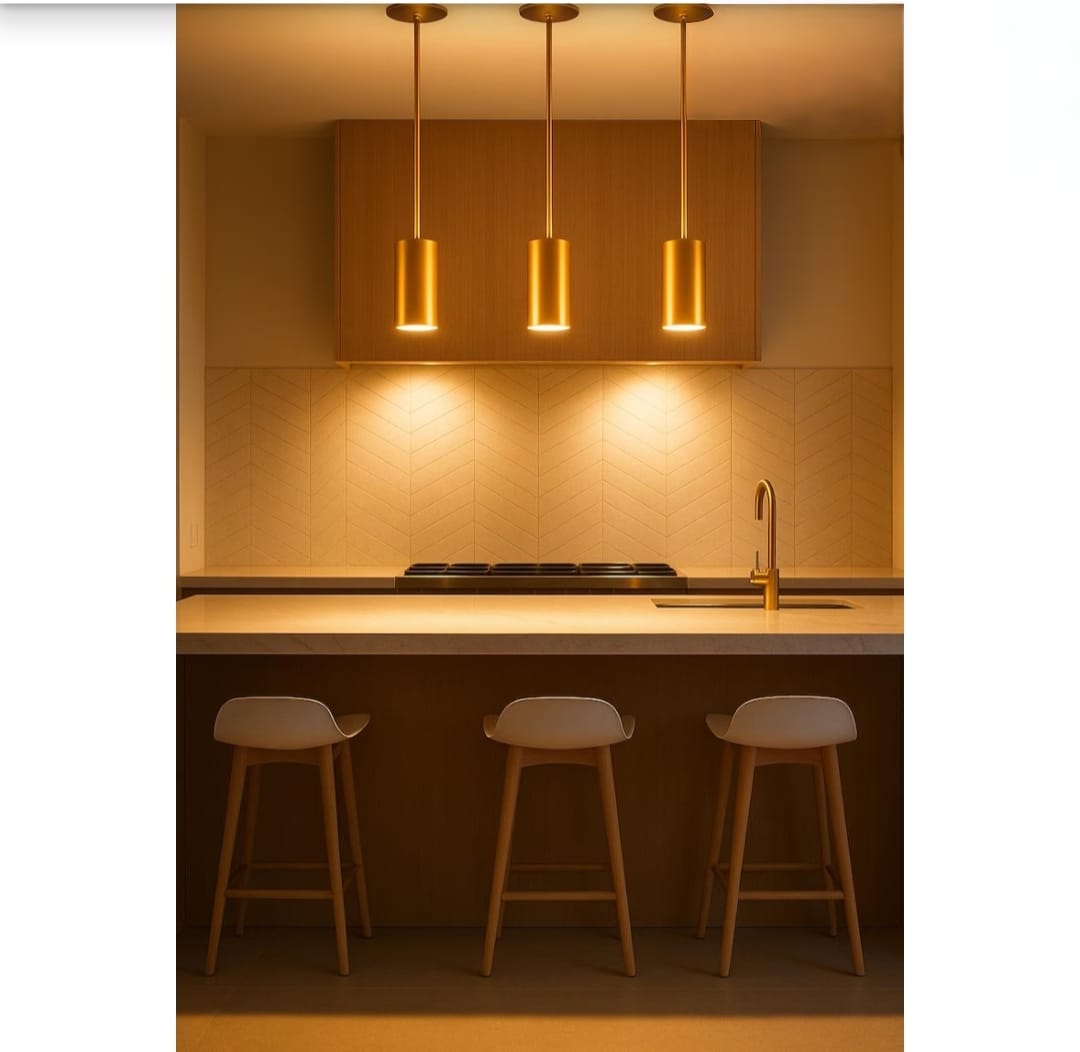 

Modern Brass Cylinder Pendant Ceiling Light Contemporary Kitchen Island Lighting Gold Tube Hanging Lamp Customized Light Fixture золотистий