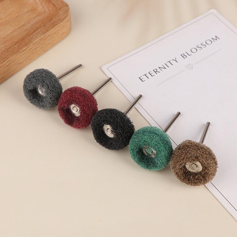 10/12Pcs Mini Drill Abrasive Brush Nylon Buffing Polishing Wheel Rotary Hand Tool Accessories Set Rust Remover