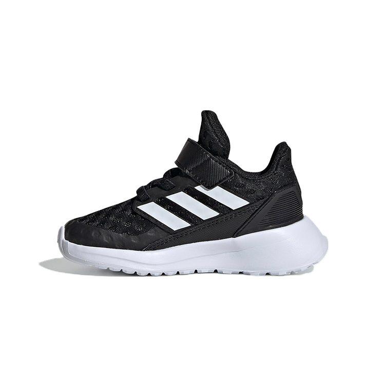 Adidas Rapidarun Elite Cushioning Abrasion Resistant Breathable Low top Toddler Shoes Black White Infant And Toddler EF9277