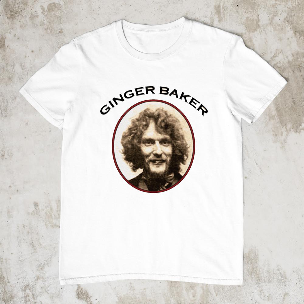 Cream - Ginger Baker Short Sleeve Gift For Fan White All Size Shirt HE825 Unisex T-Shirt L