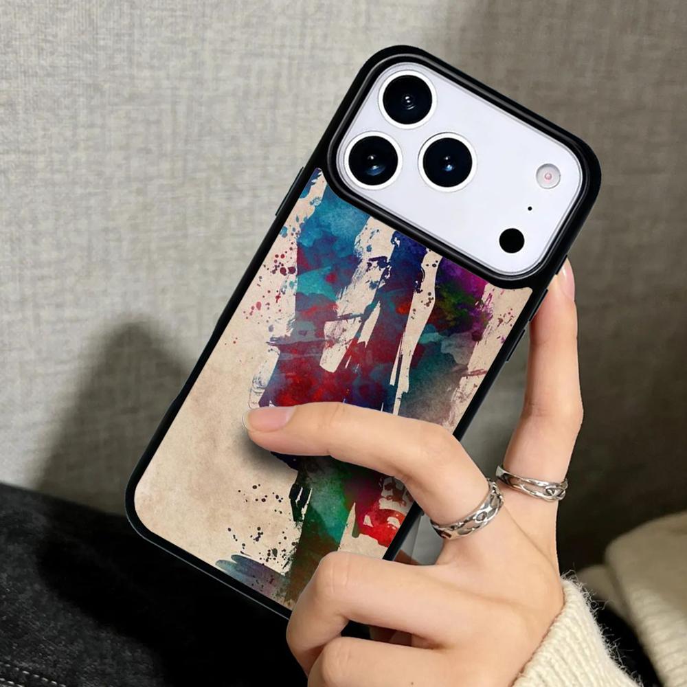 Capa Case for iPhone 17 Air 16 Pro Max 15 Plus 11 13 Mini 14 12 Back Phone Cover BIKE Cycling Art